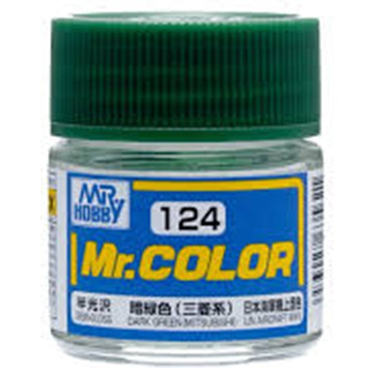 GSI Creos Mr. Color 124 Dark Green Miysubishi (SEMI GLOSS) 10ml