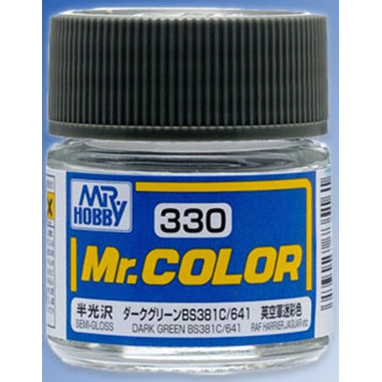GSI Creos Mr. Color 330 Dark Green BS381C/641 (Semi Gloss) 10ml