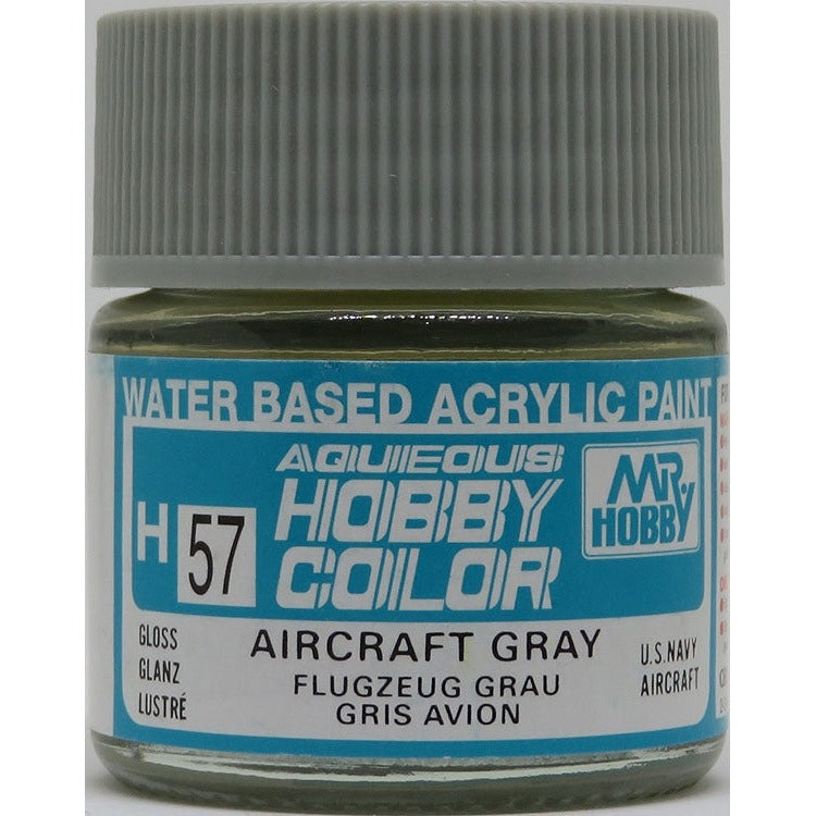 GSI Creos Mr. Hobby Aqueous Color H-057 【GLOSS AIRCRAFT GRAY】