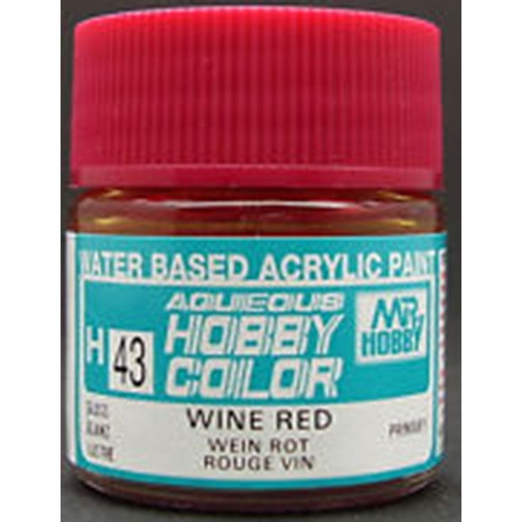 GSI Creos Mr. Hobby Aqueous Color H-043 【GLOSS WINE RED】