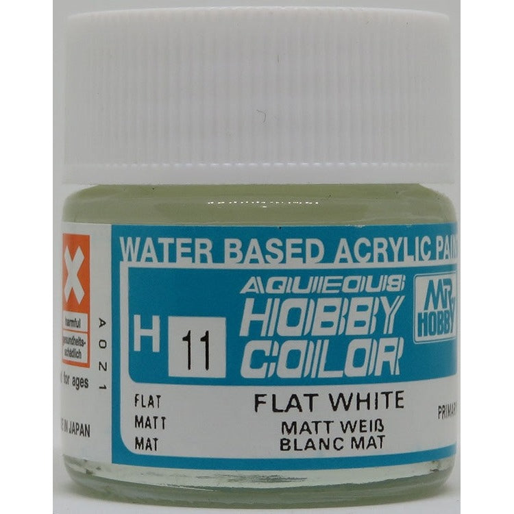 GSI Creos Mr. Hobby Aqueous Color H-011 【FLAT WHITE】