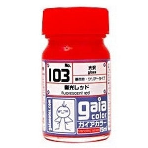 Gaia Color 103 Fluorescent Red 15ml