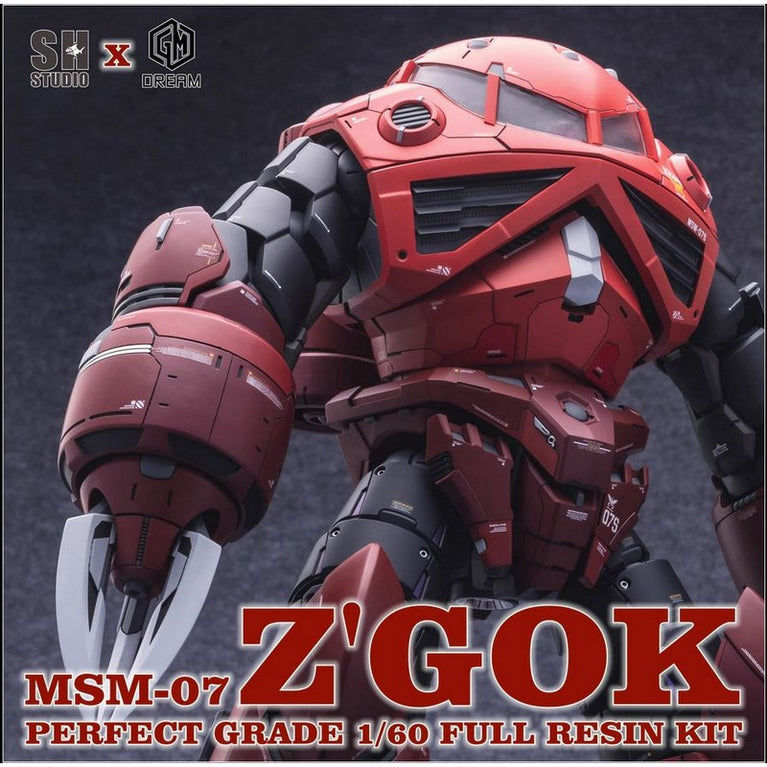 SH STUDIO PG 1/60 MSM-07 Z'GOK Full Resin Cast Kit