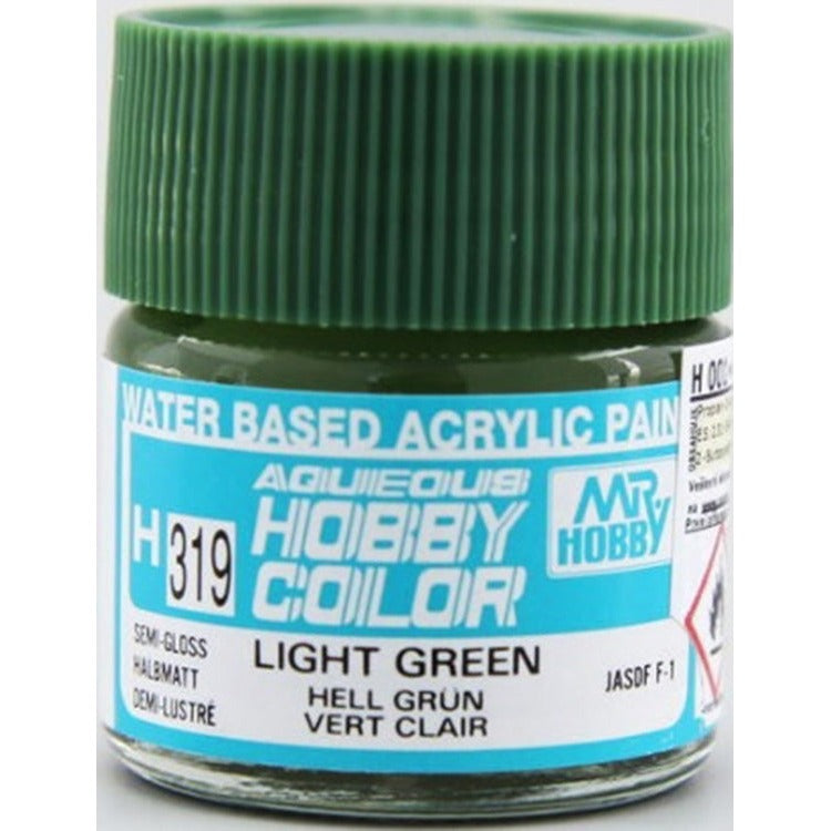 GSI Creos Mr. Hobby Aqueous Color H-319【SEMI GLOSS LIGHT GREEN】