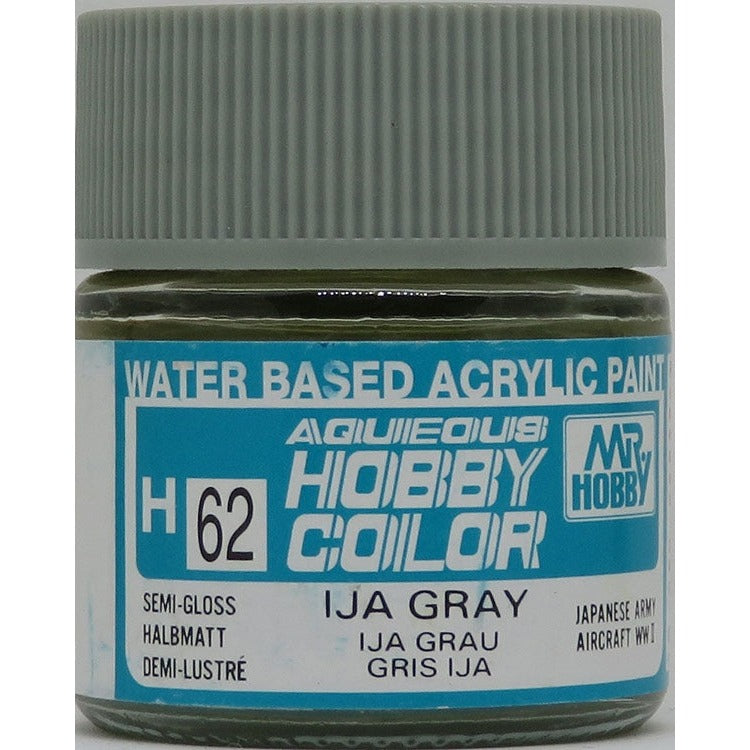 GSI Creos Mr. Hobby Aqueous Color H-062 【SEMI GLOSS IJA GRAY】
