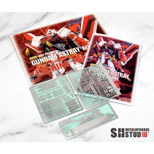 SH STUDIO MG 1/100 MBF-P02 KAI Astray Red Frame etched metal upgrade kit