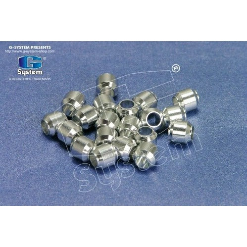 G System - Alluminium-made beads (basic coating) Ø 7 x 7 mm