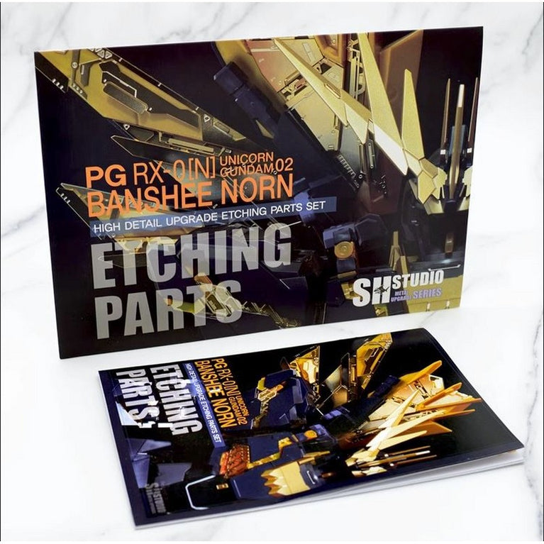 SH Studio PG 1/60 RX-O[N] Unicorn Gundam 02 Banshee Metal Etching Parts