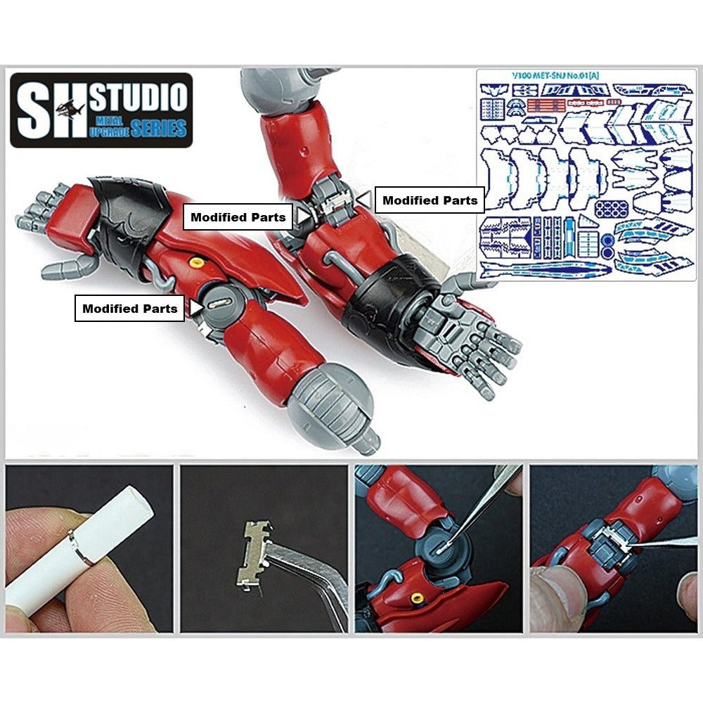 SH STUDIO MG 1/100 MSN-06S Sinanju etched metal upgrade kit