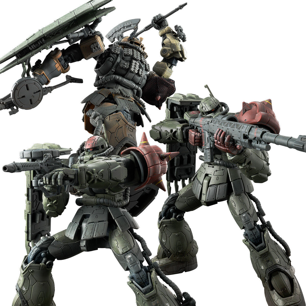 HGUC 1/144 Zaku Ⅱ F Type CHUBS & KALE + Zaku Ⅱ (Unidentified Type) SOLARI Custom Parts Set (RFV)