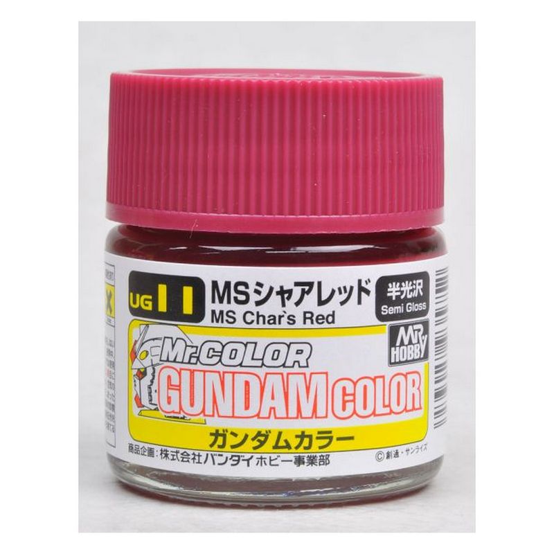 GSI Creos Gundam Color Model Paint: 11 MS Char's Red 10ml