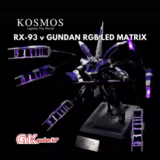 Kosmos MG 1/100 RX-93 Nu Gundam RGB LED Matrix