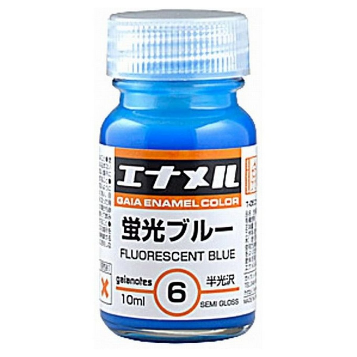 Gaia Enamel Color GE-06 Fluorescent Blue (Semi Gloss)10ml
