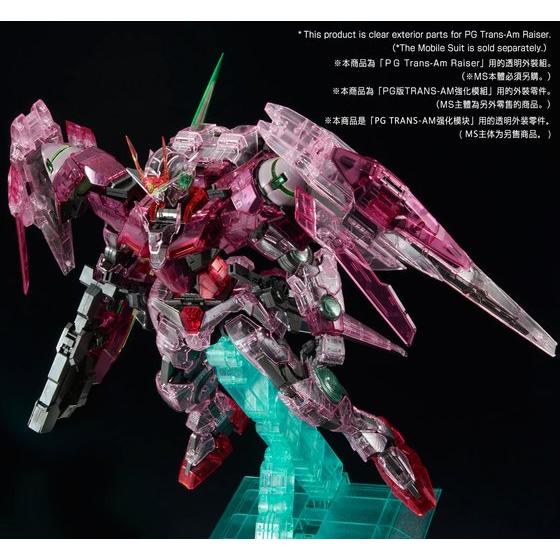 PG 1/60 GN-0000 + GNR-010 Trans-Am Gundam 00 Raiser 【Clear Color Body】