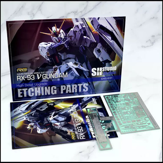 SH STUDIO RG RX-93 Nu Gundam etched metal upgrade kit