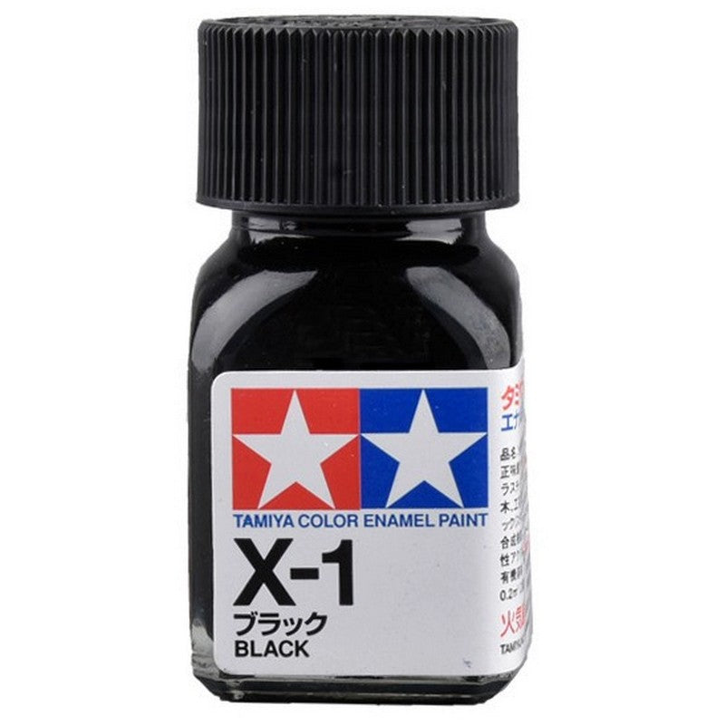 Tamiya 80001 Enamel Paint X-1 Black 10ml