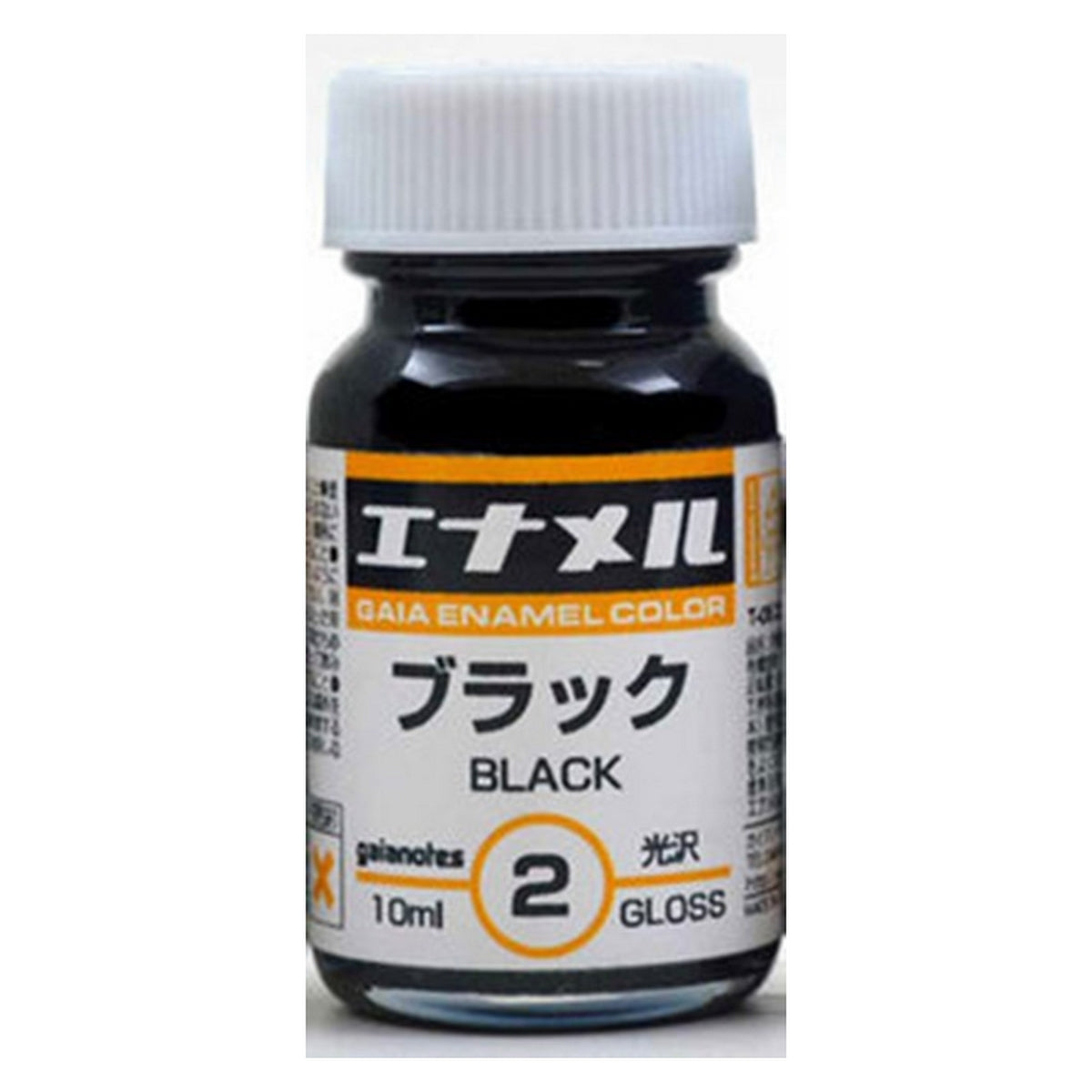 Gaia Enamel Color GE-02 Black (Gloss) 10ml