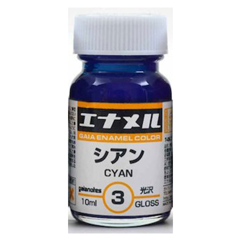 Gaia Enamel Color GE-03 Cyan (Gloss) 10ml