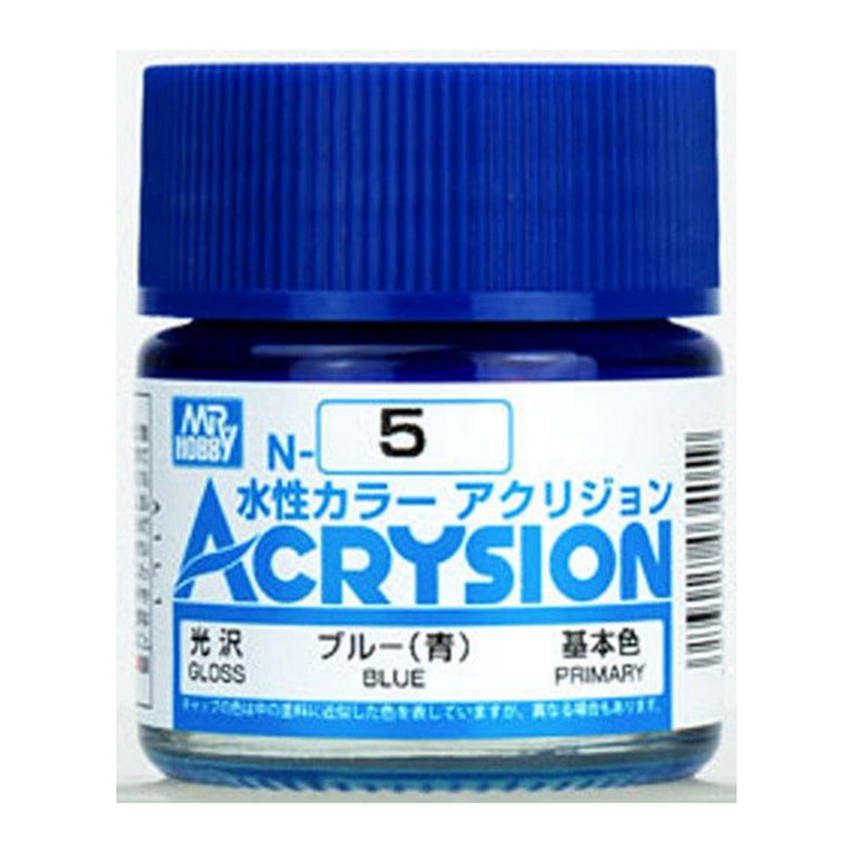 GSI Creos Mr. Hobby Acrysion Water Based Color N-5 【GLOSS BLUE】