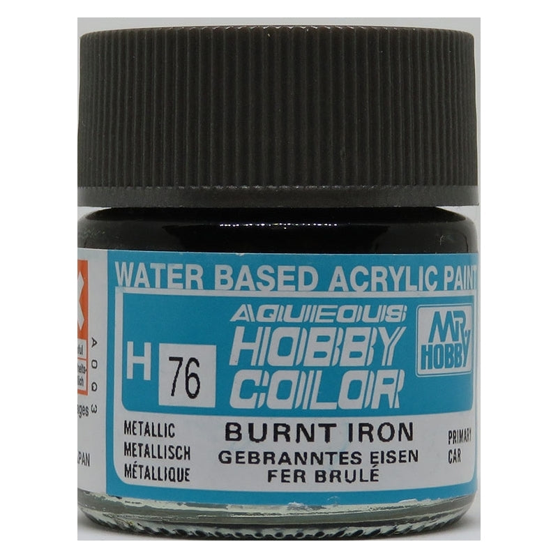 GSI Creos Mr. Hobby Aqueous Color H-076 【METALLIC BURNT IRON】