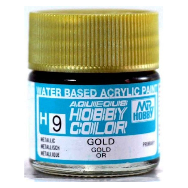 GSI Creos Mr. Hobby Aqueous Color H-009 【GLOSS GOLD】