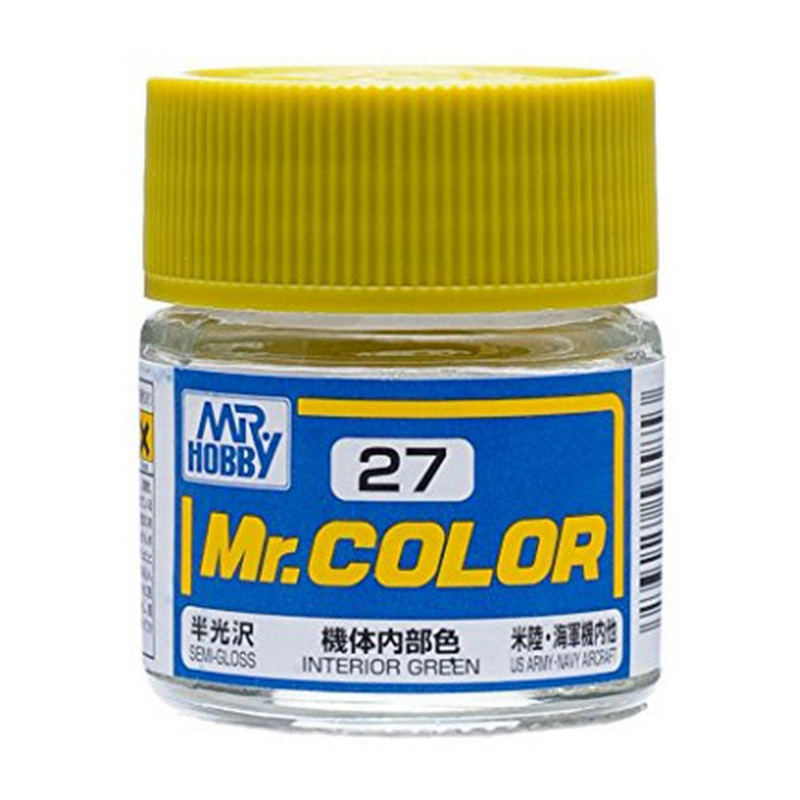 GSI Creos Mr. Color 027 Interior Green (SEMI GLOSS) 10ml