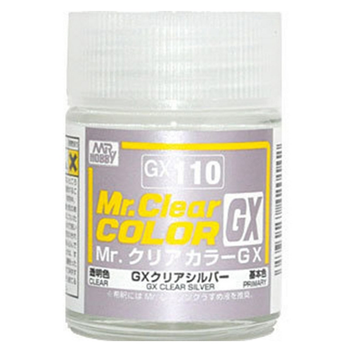 Mr. Hobby C90 Metallic Shine Silver 10ml, GSI Mr. Color