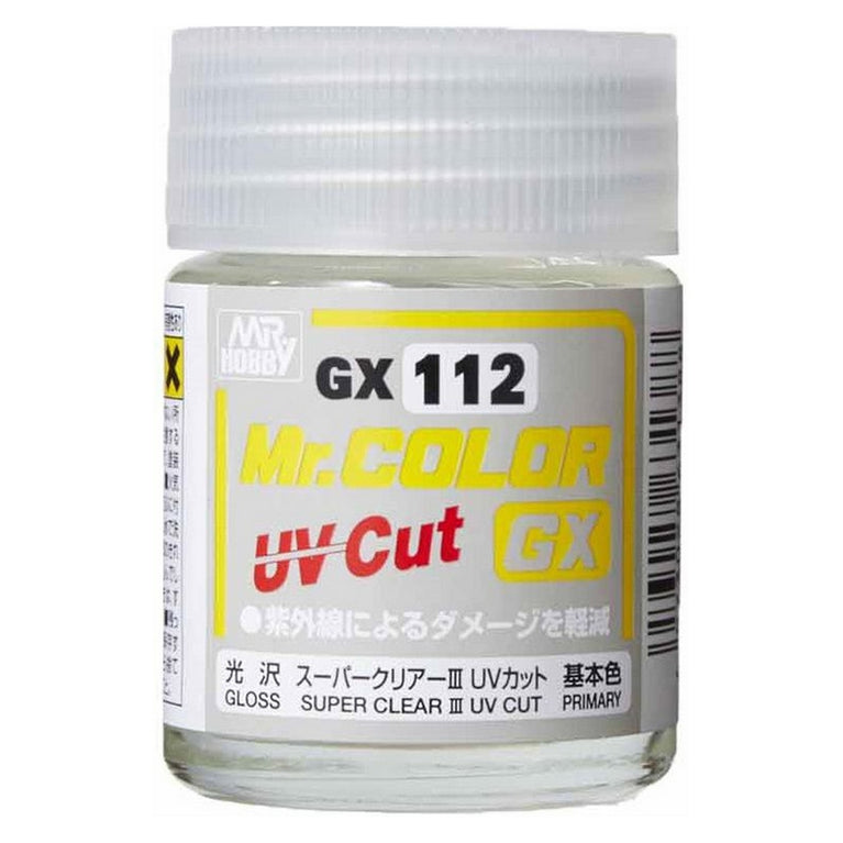 GSI Creos Mr. Color GX112 GX Super Clear Iii Uv Cut (Clear) 18ml