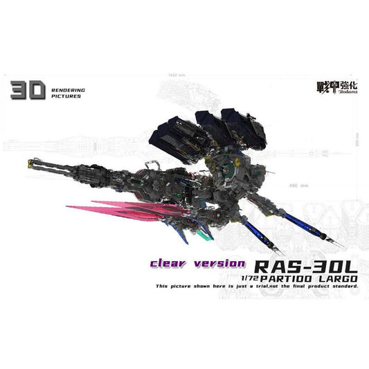 RODAMS 1/72 Partido Largo (RX-78GP03D Gundam Dendrobium) Colorless