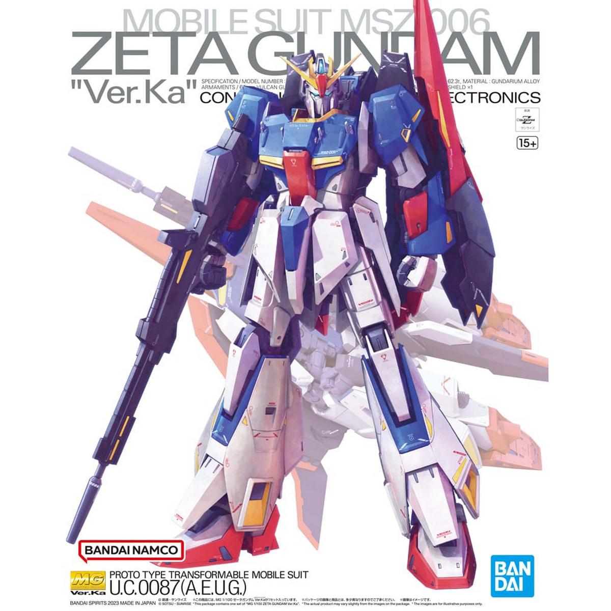 MG 1/100 MSZ-006 Zeta Gundam Ver.Ka - 4573102640154 – GKgundamkit