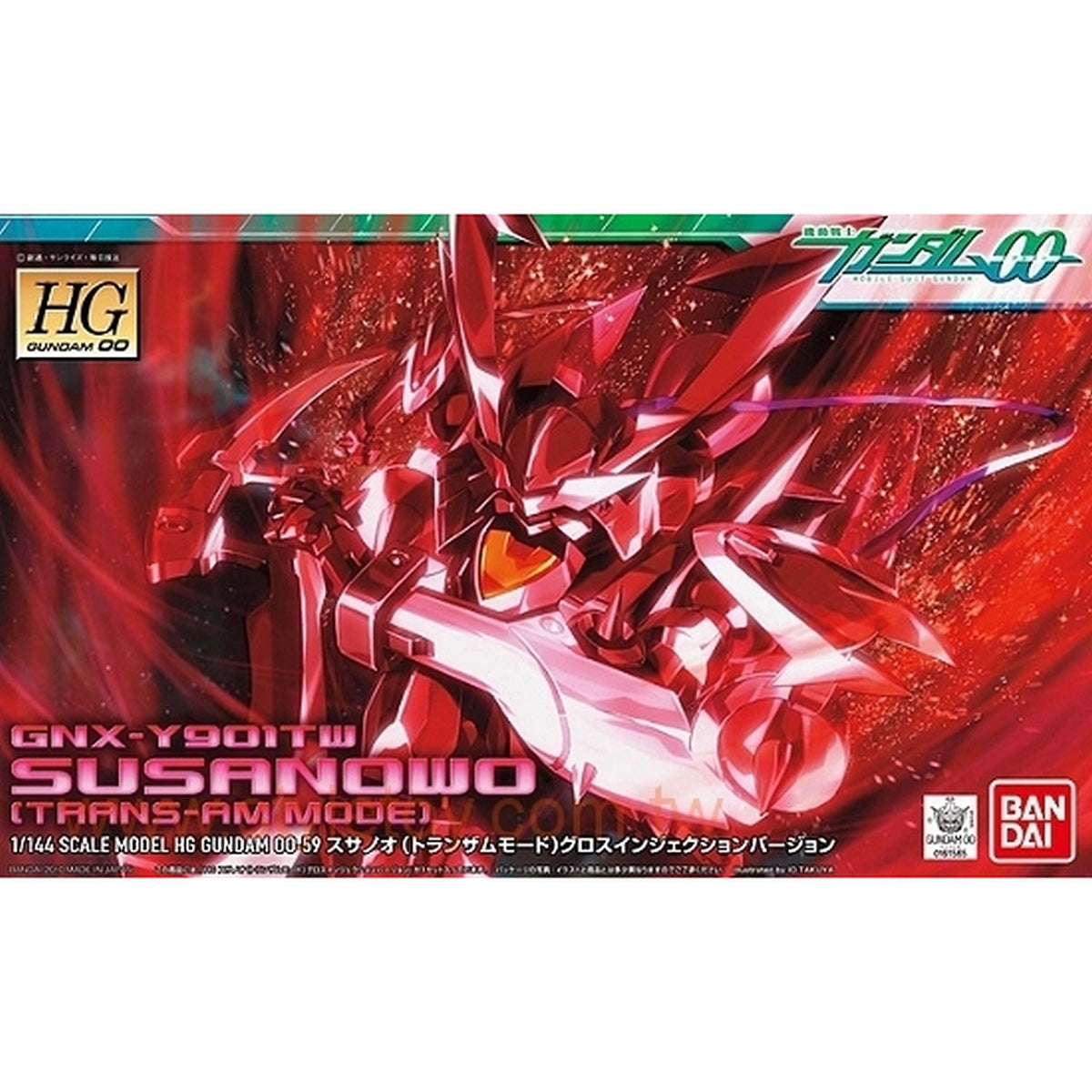 1/144 HG00 059 GNX-Y901TW Susanowo Trans-Am Mode Gloss Injection Ver.