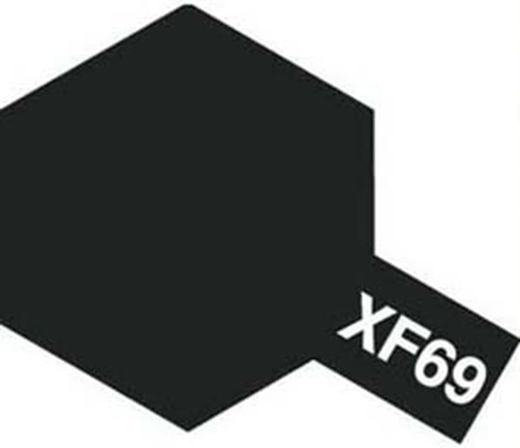Tamiya 80369 Enamel Paint XF-69 Nato Black 10ml