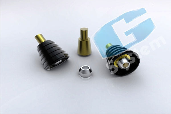 G System - Metal Thruster Set (DARK IRON COATING) Ø 7 x 6.5mm