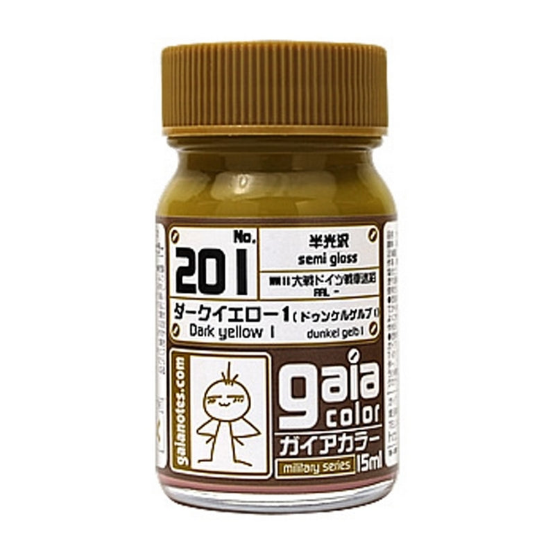 Gaia Color 201 Dark Yellow 1 15ml