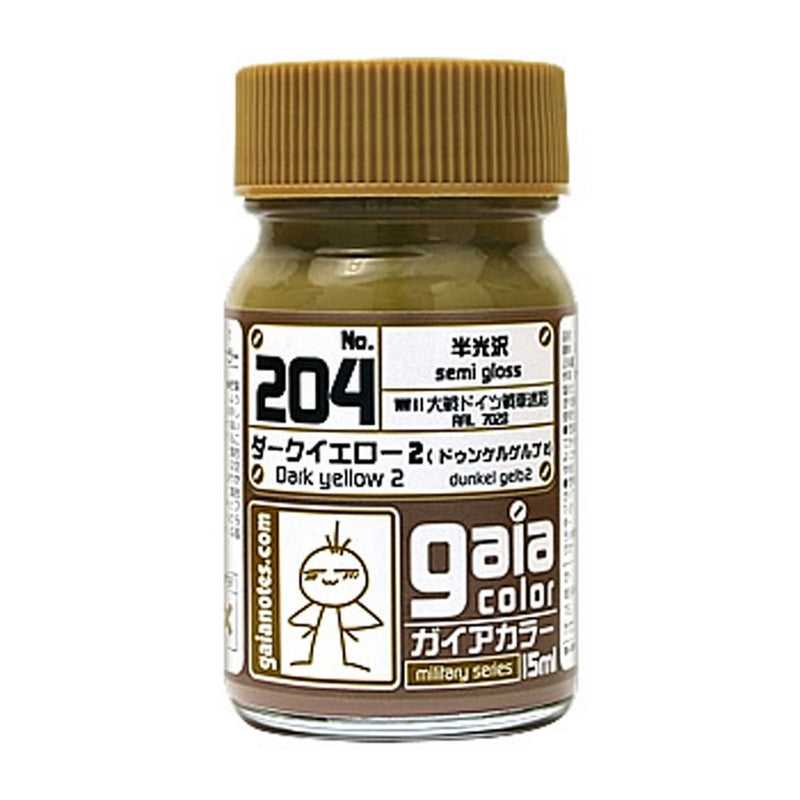 Gaia Color 204 Dark Yellow 2 15ml