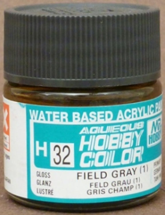 GSI Creos Mr. Hobby Aqueous Color H-032 【GLOSS FIELD GRAY 1】