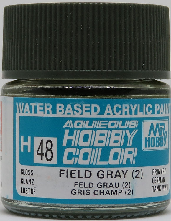 GSI Creos Mr. Hobby Aqueous Color H-048 【GLOSS FIELD GRAY 2】