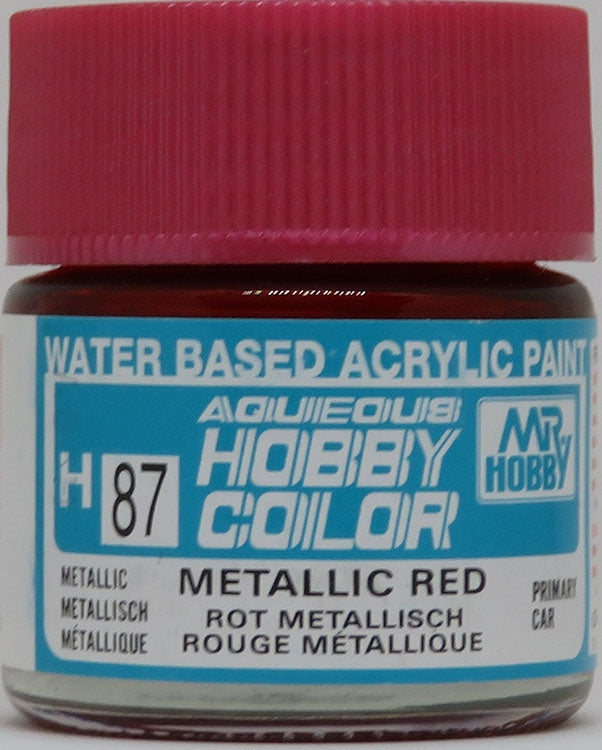 GSI Creos Mr. Hobby Aqueous Color H-087 【METALLIC RED】