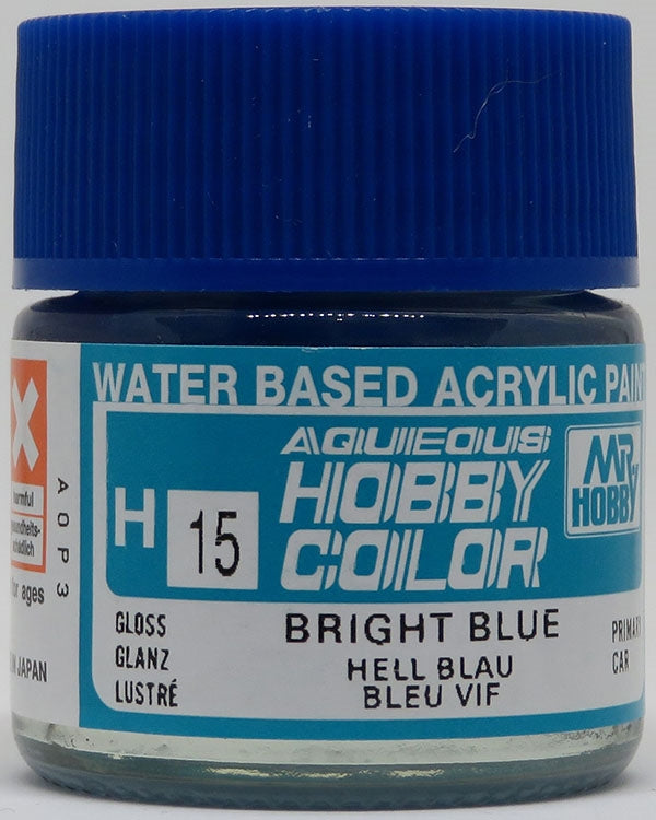 GSI Creos Mr. Hobby Aqueous Color H-015 【GLOSS BRIGHT BLUE】