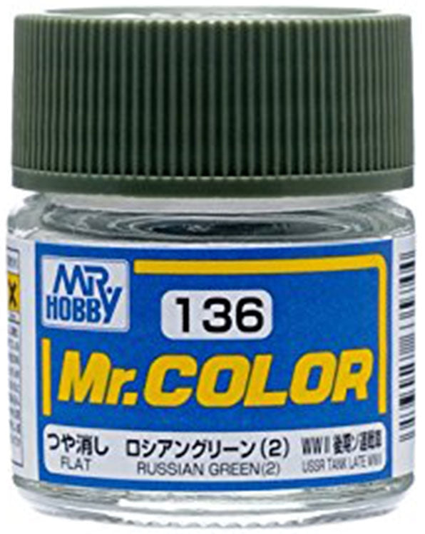 GSI Creos Mr. Color 136 Russian Green (2) (FLAT) 10ml