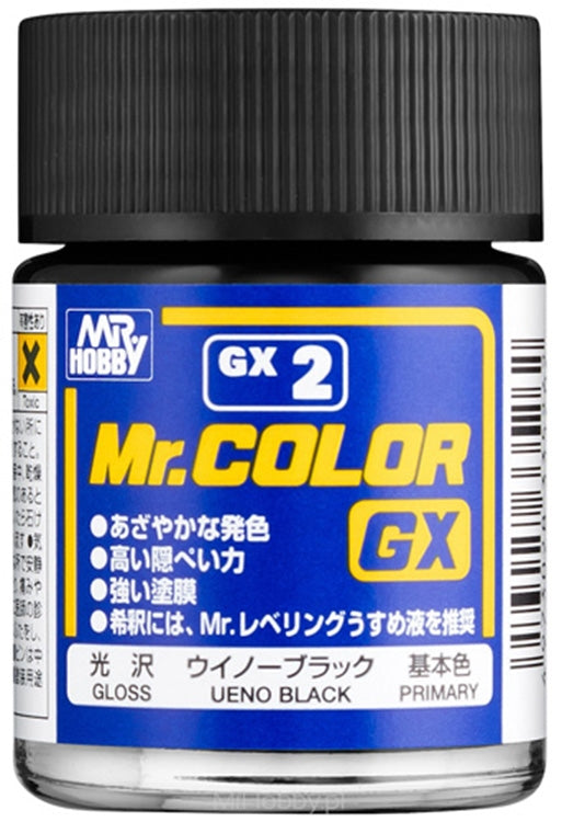 GSI Creos Mr. Color GX2 Ueno Black (Gloss) 18ml