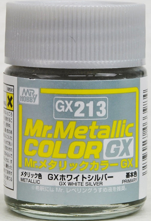 GSI Creos Mr. Color GX213 GX White Silver (Metallic) 18ml