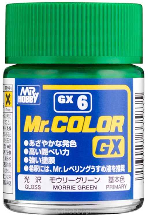 GSI Creos Mr. Color GX6 Morrie Green (Gloss) 18ml - GUGX006