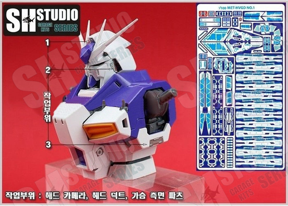 SH STUDIO MG 1/100 RX-93-ν2 HI-ν Gundam Ver.KA etched metal upgrade kit