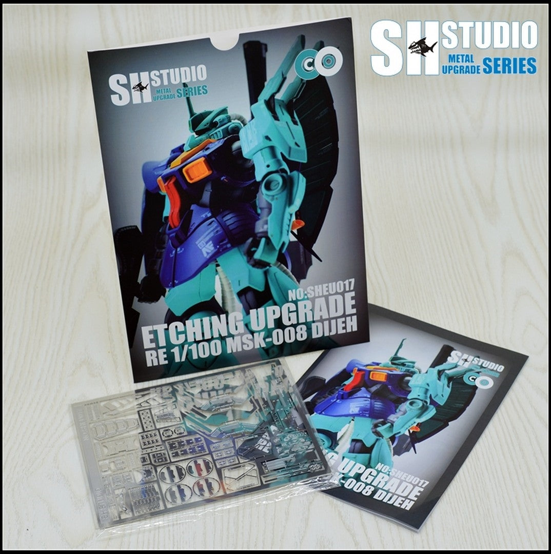 SH STUDIO 1/100 RE/100 MSK-008 Dijen etched metal upgrade kit