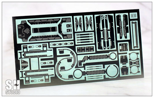 SH STUDIO MG 1/100 MS-06S Zaku II etched metal upgrade kit