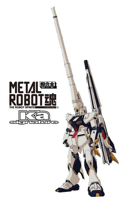 METAL ROBOT SPIRITS Ka Signature Nu Gundam with fin funnels and bazooka