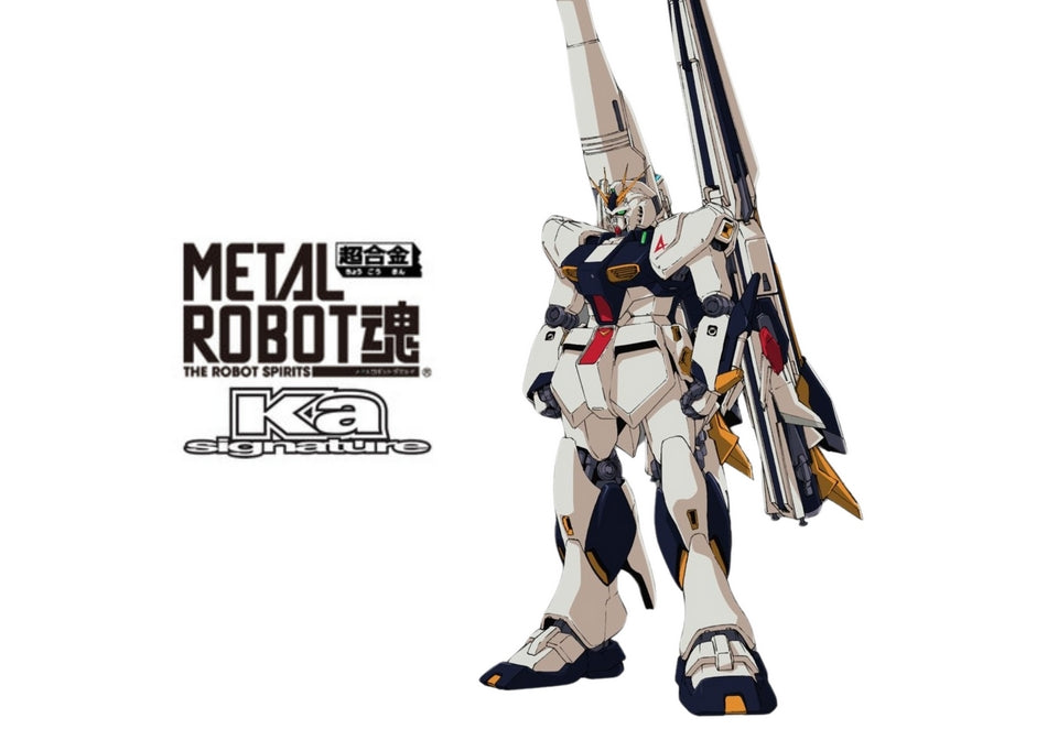 METAL ROBOT SPIRITS Ka Signature Nu Gundam with fin funnels and bazooka