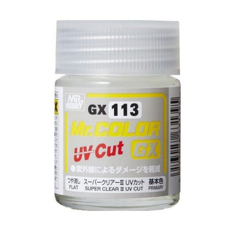 GSI Creos Mr. Color GX113 GX Super Clear Iii Uv Cut (Flat) 18ml