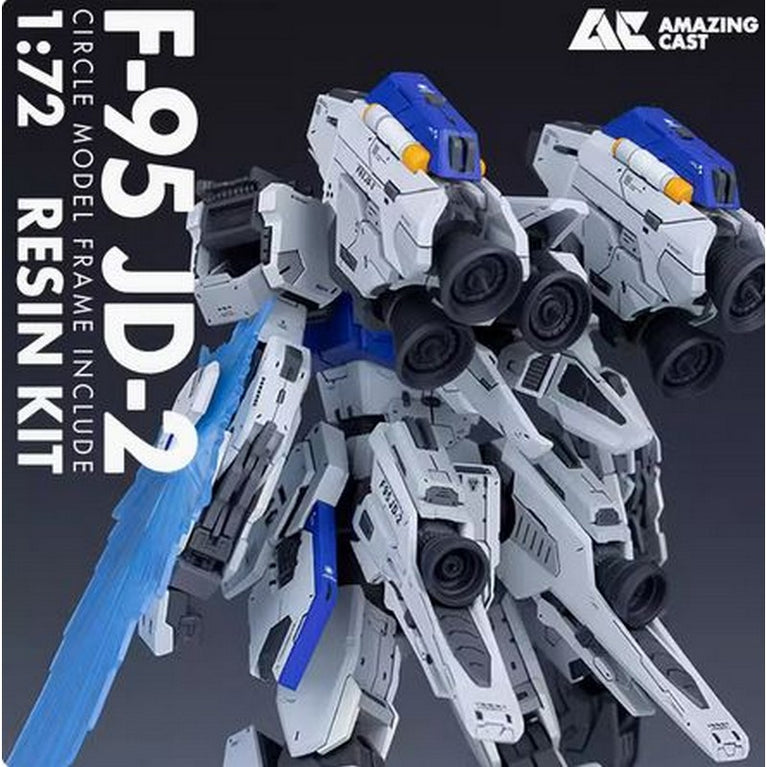 [AC Studio] 1/72 F95 JD2 Gundam F95 comic version GK resin kit comes with movable skeleton